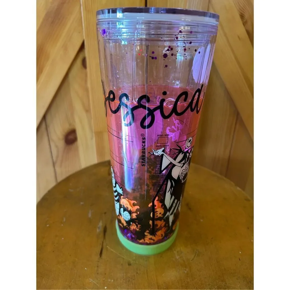 starbucks tumbler nightmare before christmas glow-in-the-dark (0114)